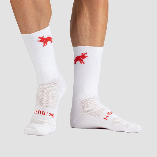 Hungry Devil Sock - White